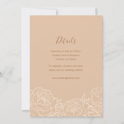 Chinesisch elegante Doppelglücksszension einladen Einladung (Rückseite)