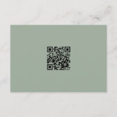 Chinesisch elegante Double Happiness Wedding RSVP (Rückseite)