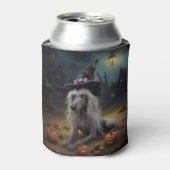 Chinesisch entkörnte Kürbisküren Halloween Beängst Dosenkühler (Kanne Vorderseite)