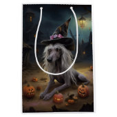 Chinesisch entkörnte Kürbisküren Halloween Beängst Mittlere Geschenktüte (Vorderseite)