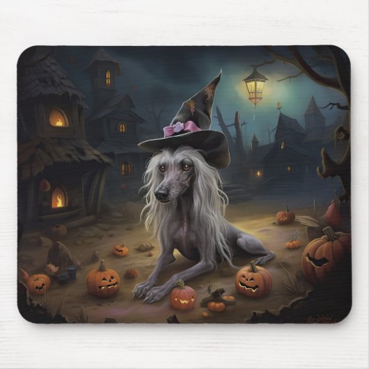 Chinesisch entkörnte Kürbisküren Halloween Beängst Mousepad (Vorne)