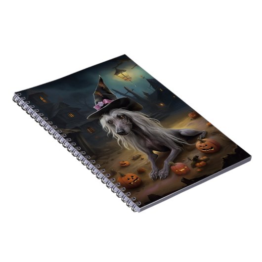 Chinesisch entkörnte Kürbisküren Halloween Beängst Notizblock (Rechte Seite)