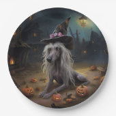 Chinesisch entkörnte Kürbisküren Halloween Beängst Pappteller (Vorderseite)