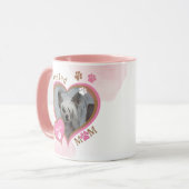 Chinesisch entkörnter Hund Mama Personalisiertes F Tasse (Vorderseite Links)