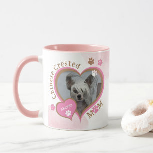 Chinesisch entkörnter Hund Mama Personalisiertes F Tasse