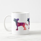 Chinesisch entworfene geometrische Muster-Silhouet Kaffeetasse (Links)