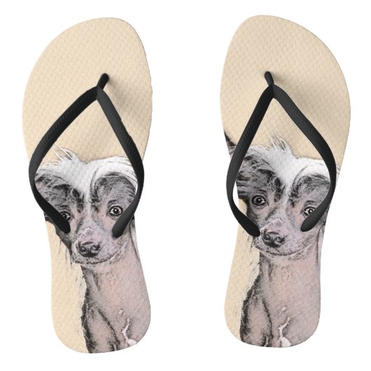 Chinesisch entworfene haarlose Malerei Original Hu Badesandalen (Fußbett)