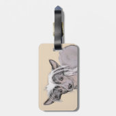 Chinesisch entworfene haarlose Malerei Original Hu Gepäckanhänger (Rückseite vertikal)