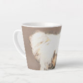 Chinesisch entworfene haarlose Malerei Original Hu Milchtasse (Linke Ecke)