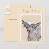 Chinesisch entworfene haarlose Malerei Original Hu Postkarte (Vorne/Hinten)