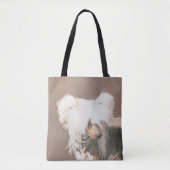 Chinesisch entworfene haarlose Malerei Original Hu Tasche (Vorderseite)