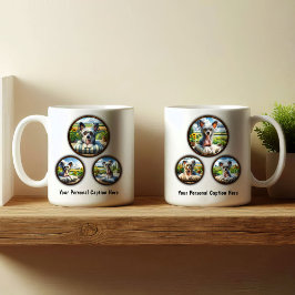 Chinesisch entworfener Hund 6-Image-Kaffee-Tasse Kaffeetasse