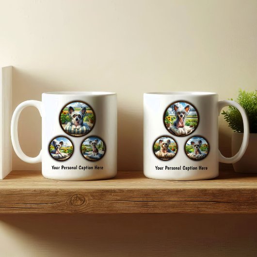 Chinesisch entworfener Hund 6-Image-Kaffee-Tasse Kaffeetasse