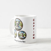 Chinesisch entworfener Hund 6-Image-Kaffee-Tasse Kaffeetasse (Vorderseite Links)