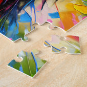 Chinesisch entworfener Hund Akryllische Druckhunde Puzzle (Seite)