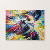 Chinesisch entworfener Hund Akryllische Druckhunde Puzzle (Horizontal)