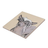 Chinesisch entzückte haarlose Malerei Original Hun Fliese (Seite)