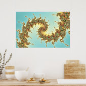 Chinesisch - Fraktal Poster (Küche)