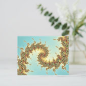 Chinesisch - Fraktal Postkarte (Stehend Vorderseite)