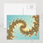 Chinesisch - Fraktal Postkarte (Vorne/Hinten)