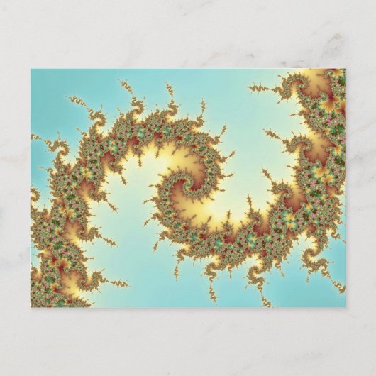 Chinesisch - Fraktal Postkarte (Vorderseite)