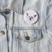 Chinesisch gezapfte Powderpuff-Malerei - Hundekuns Button (Beispiel)