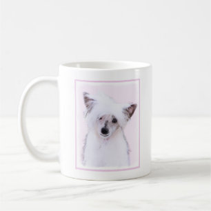 Chinesisch gezapfte Powderpuff-Malerei - Hundekuns Kaffeetasse