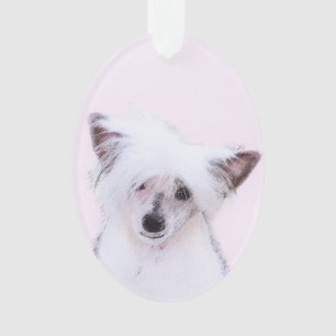 Chinesisch gezapfte Powderpuff-Malerei - Hundekuns Ornament