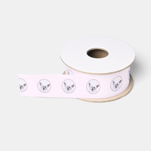 Chinesisch gezapfte Powderpuff-Malerei - Hundekuns Ripsband