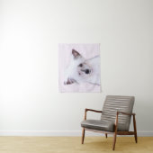 Chinesisch gezapfte Powderpuff-Malerei - Hundekuns Wandteppich (Beispiel)