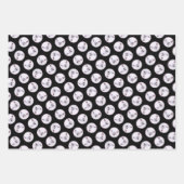 Chinesisch gezapftes Powderpuff Weiße Malerei Geschenkpapier Set (Vorderseite 3)