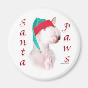 Chinesisch gezinkte Santa Paws Magnet