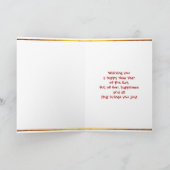 Chinesisch glückliches neues Jahr der Ratte Karte (Innenseite)