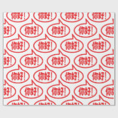 Chinesisch Hallo! 你 好! Ni Hao! Geschenkpapier (Flach)