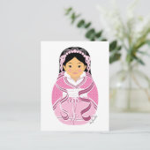 Chinesisch, HanFu Matryoshka Postcard Postkarte (Stehend Vorderseite)