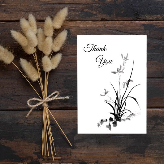 Chinesisch Iris - bw. Foto Postkarte