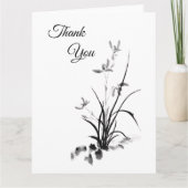 Chinesisch Iris - bw Karte (Vorderseite)