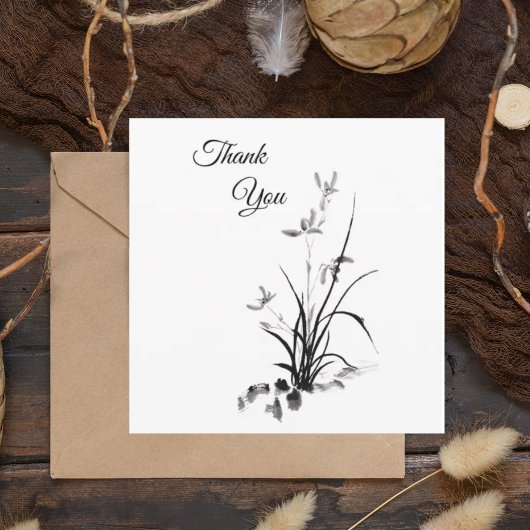 Chinesisch Iris - bw Karte