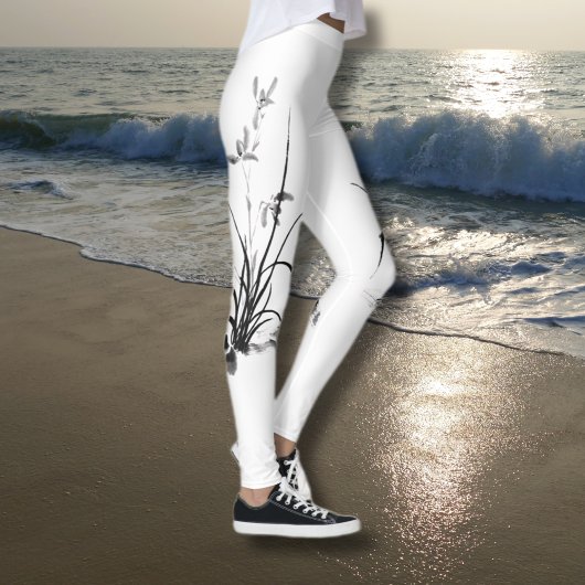 Chinesisch Iris - bw Leggings