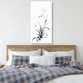 Chinesisch Iris - bw Leinwanddruck (Insitu (Schlafzimmer))