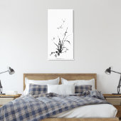Chinesisch Iris - bw Leinwanddruck (Insitu (Schlafzimmer))
