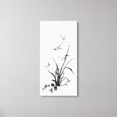 Chinesisch Iris - bw Leinwanddruck (Vorderseite)