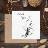 Chinesisch Iris - bw Magnetkarte