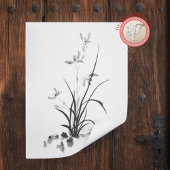 Chinesisch Iris - bw Poster