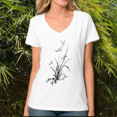 Chinesisch Iris - bw T-Shirt