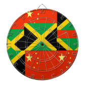 chinesisch-jamaikanisch dartscheibe (vorne)