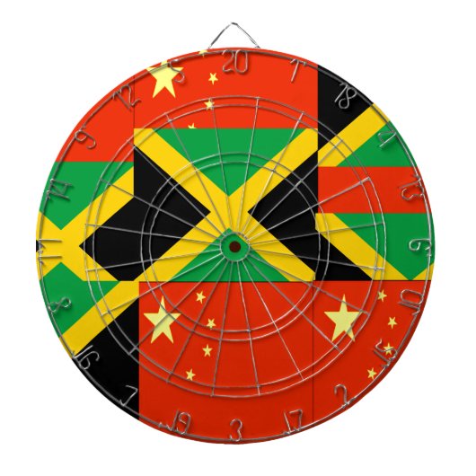 chinesisch-jamaikanisch dartscheibe (vorne)