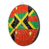chinesisch-jamaikanisch dartscheibe (Vorderseite rechts)