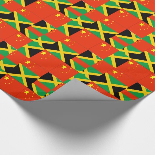 chinesisch-jamaikanisch geschenkpapier (Ecke)