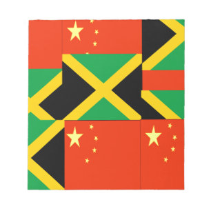 chinesisch-jamaikanisch notizblock